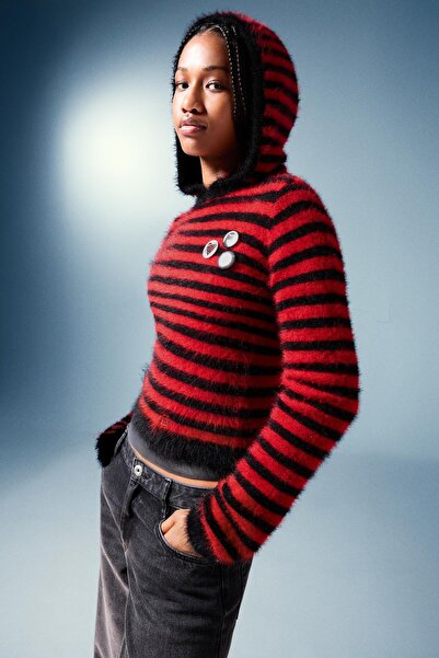 Bershka Emily the Strange hooded sweater