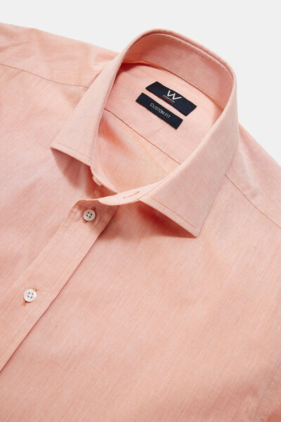 W Collection Orange Long Sleeve Shirt