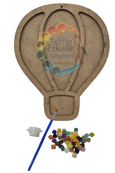 toptanetkinlikboyama Balon Mozaik Yapma Seti | MDF Mozaik Taş Etkinlik Ürünü
