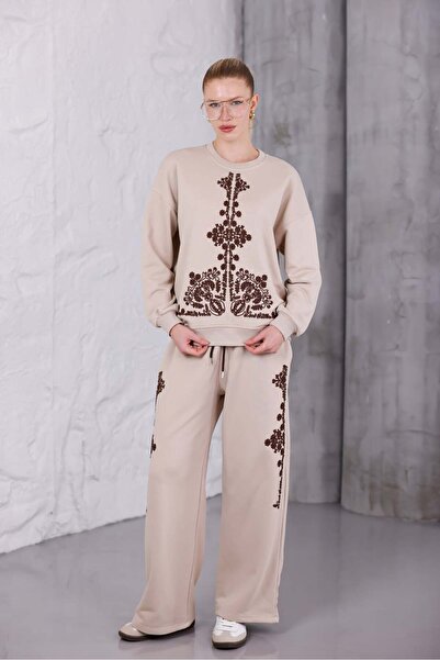 Pulli Collection Nakış Detaylı Oversize Eşofman Takımı