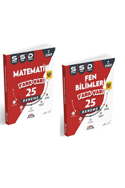 Kva Yayınları 7.SINIF MATEMATİK - FEN BİLİMLERİ 25'Lİ DENEME