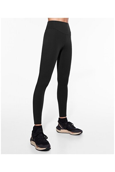 MADAMMERY Αθλητικό κολάν ψηλόμεσο εφέ σύσφιξης επένδυση fleece