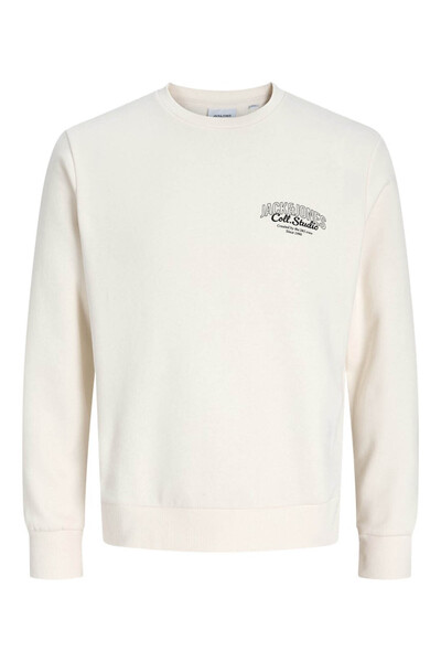Jack & Jones Jjmakoto Світшот з круглим вирізом Чоловічий Jack&Jones Світшот з логотипом на грудях