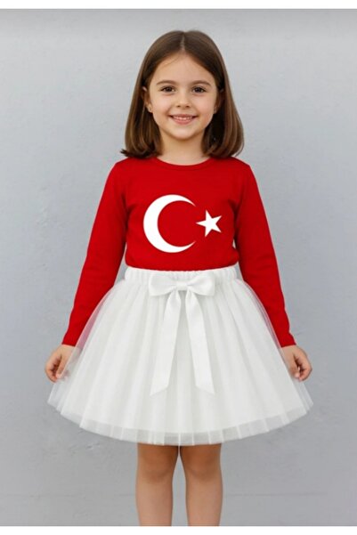 PINAR KİDS BEYAZ TÜTÜ ETEK