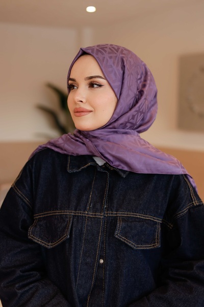 QASSA SHAL PURPLE SHAWL