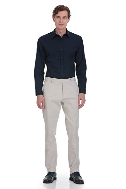 Hatemoğlu Stone Regular Fit Side Pocket Cotton Canvas Trousers