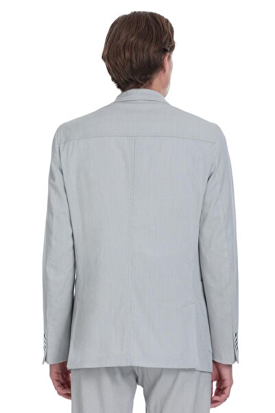 Hatemoğlu Gray Comfort Fit Mono Collar Casual Suit