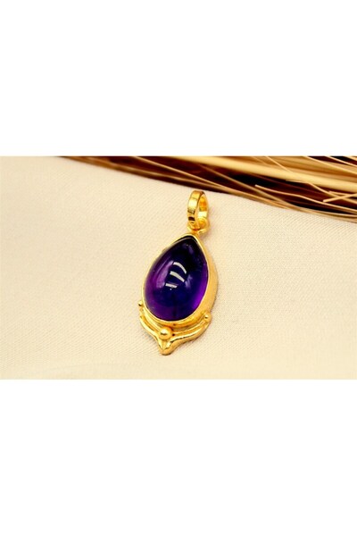 alpsilverart 925 Ayar Gümüş El İşi Ametist Kolye – Zarif Otantik Stil Takı