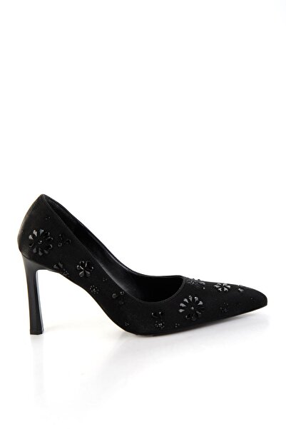 Bambi Siyah Kadın Klasik Topuklu Ayakkabı K01565016638