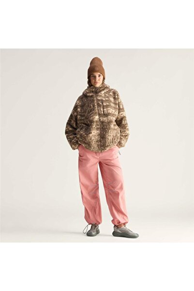 adidas Women's Beige Coat Asmc Print Flz Jm3675