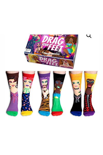 DUYAL Colorful Character Themed Unisex Socks Set (6 Pieces) |   Fun & Stylish Patterned Collection