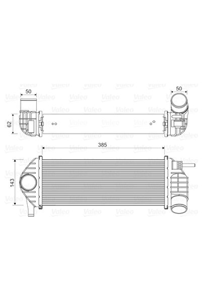 VALEO Compresor intercooler Renault Kangoo / Grand Kangoo 2 / Kangoo Be Bop /...