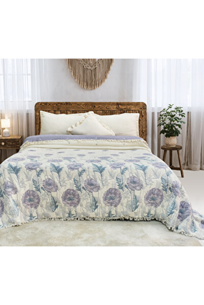 Meet ma ya Natural Geli̇nci̇k Pattern 7-Layer Quilt