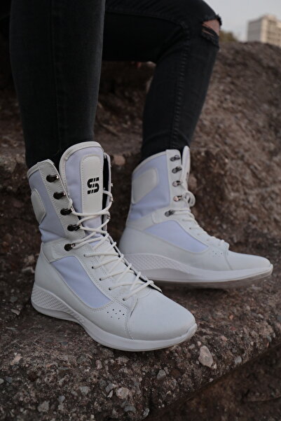 SBronze White Men's Boots
