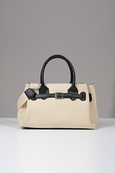 CANTACOMBINE Geantă Shopper din piele Kosta pentru femei, negru-iarba