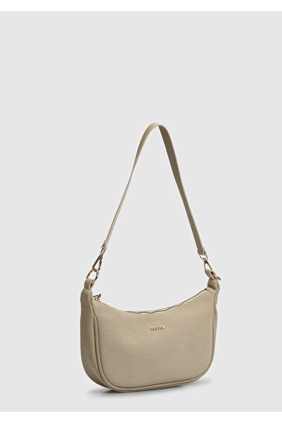 Provoq Μπεζ γυναικεία τσάντα ώμου