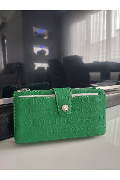 Polo Rose Emerald Green Wallet (with Phone Compartment)