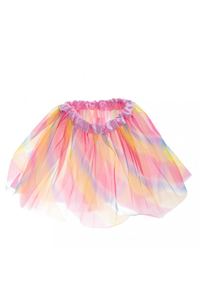 Ikonka Fusta pentru fetite, Ikonka, din tull cu 3 straturi si elastic cusut i...