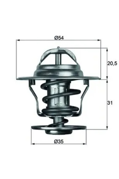 MAHLE Termostat Lichid Racire Opel Commodore C/Monza A/Omega A Volvo 850/960