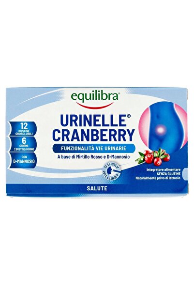 Equilibra URINELLE CRANBERRY, Supliment pentru infectii urinare și drenajul l...