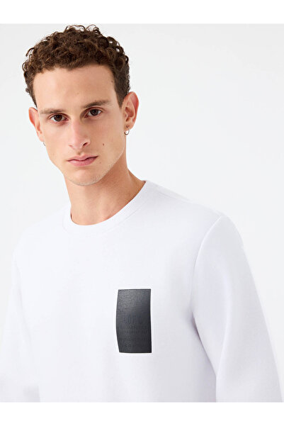 Loft White Men's Sweatshirt Lf2041111