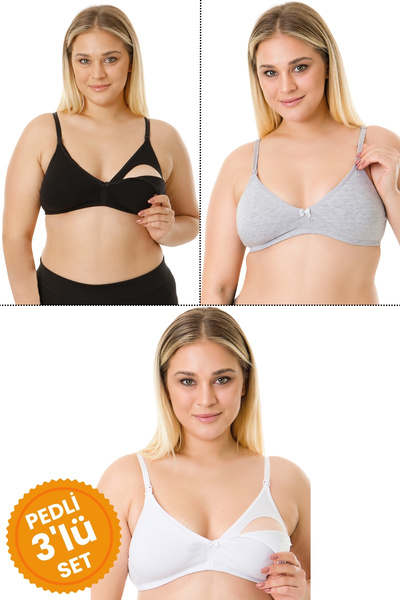 par lingerie pl 3-Piece Detachable Pad Nursing Bra
