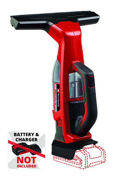 Einhell Expert PXC BRILLIANTO Aparat de curatat geamuri fara fir 18 V, duza d...