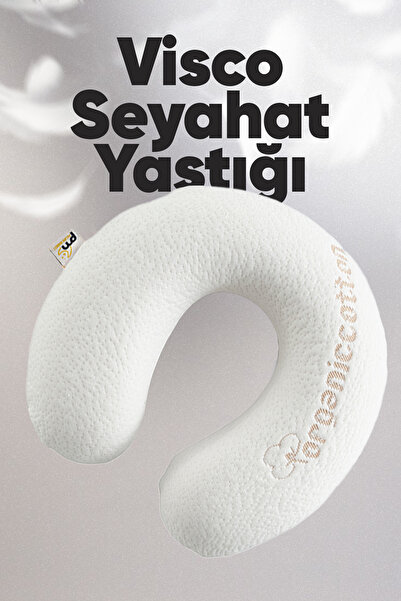 Pillow Market Ortopedik Boyunluk Visco Seyahat Boyun Yastığı Yolculuk Yastığı...