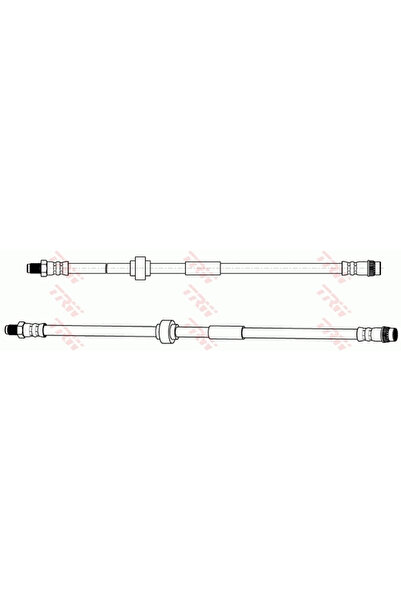 TRW Спирачен маркуч Opel Vivaro A Bus/Vivaro A каросерия/Vivaro A платформа/ш...