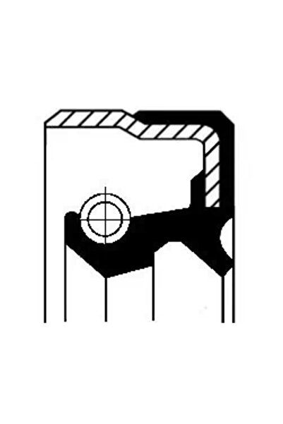 CORTECO Simering Diferential Man F2000/M 2000 M Mercedes-Benz Actros