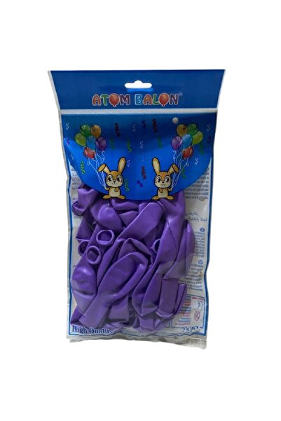 Atom مجموعة بالونات أرجوانية 25 قطعة 2617