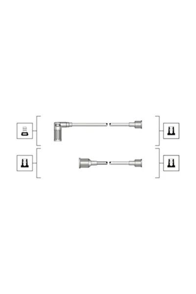 MAGNETI MARELLI Set Cablaj Aprinder Fiat Duna/Fiorino Autoutilitara/Limuzina ...