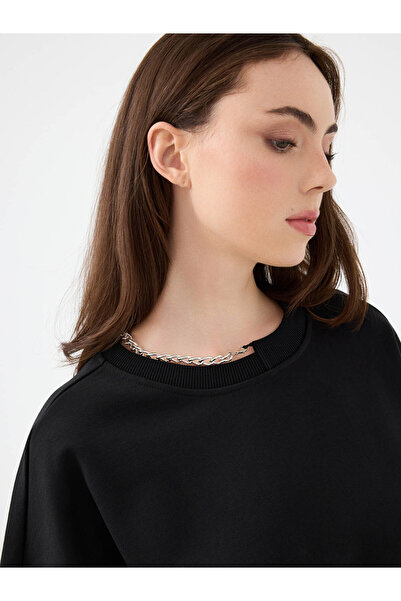 Loft Γυναικείο Φούτερ Lf2041676 ΜΑΥΡΟ