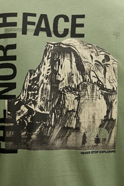 THE NORTH FACE Ανδρικό πράσινο μπλουζάκι Half Dome Photo