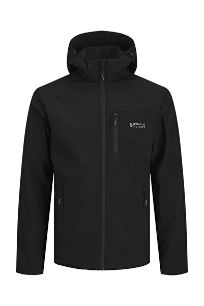Jack & Jones Taylor Waterproof Hooded Black Men's Jacket 12259615