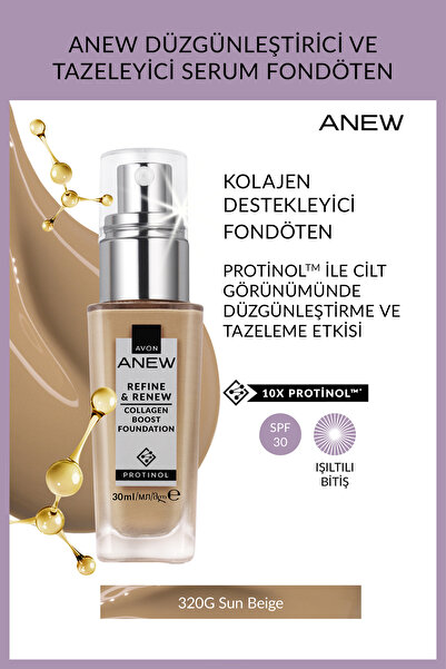 AVON Anew Düzgünleştirici ve Tazeleyici Serum Fondöten 320G