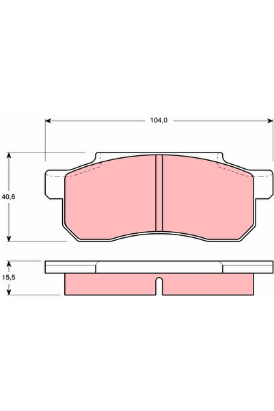 TRW Set Placute Frana Frana Disc Honda Beat/City 1/City 3 Limuzina