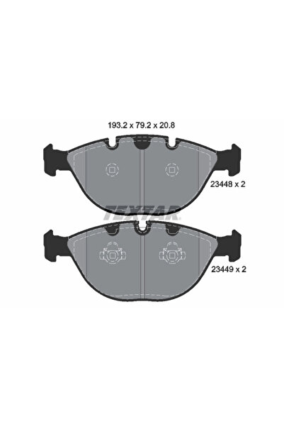 TEXTAR Set Placute Frana Frana Disc Bmw X5