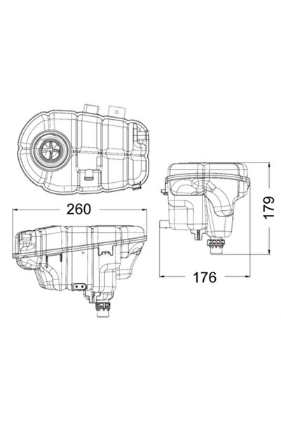 MAHLE Vas De Expansiune Racire Audi A6 Allroad C7/A6 C7/A7 Audi (Faw) A6L C7