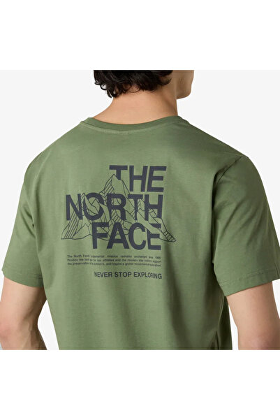 THE NORTH FACE Ανδρικό μπλουζάκι Green Mountain Sketch