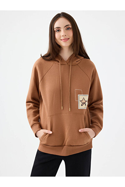 Loft Brown Women's Sweatshirt Lf2040768