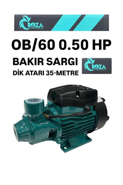 Roza 0.5 HP SANTRİFÜJ POMPA QB60 35 METRE YÜKSEKLİK-BAKIR SARGI