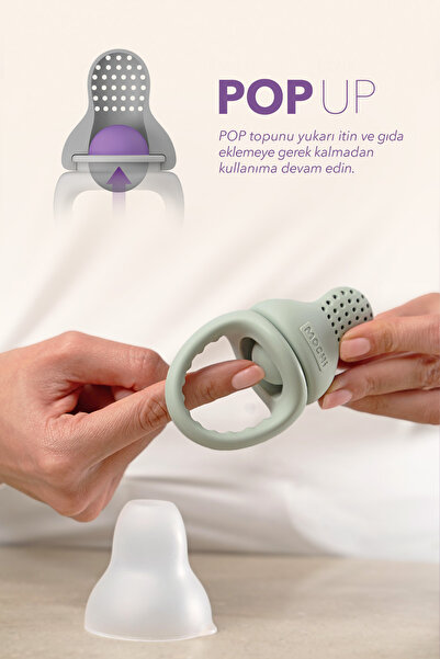 Mochi Pop-Up Gıda Emziği Pudra