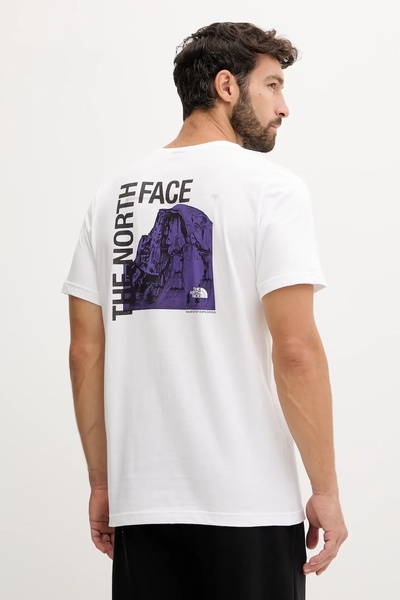 THE NORTH FACE Men's white Half Dome Photo Tee