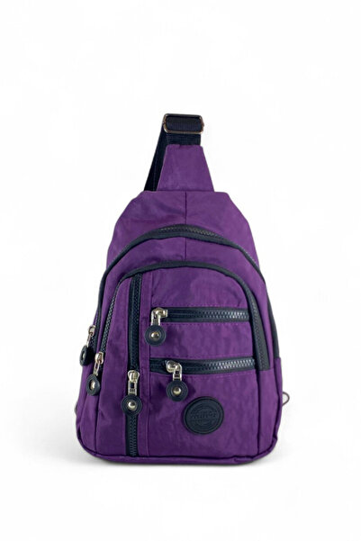 RELIANCE Geantă unisex pentru piept cu curea încrucișată, geantă de umăr zilnică cu mai multe compartimente, bodybag