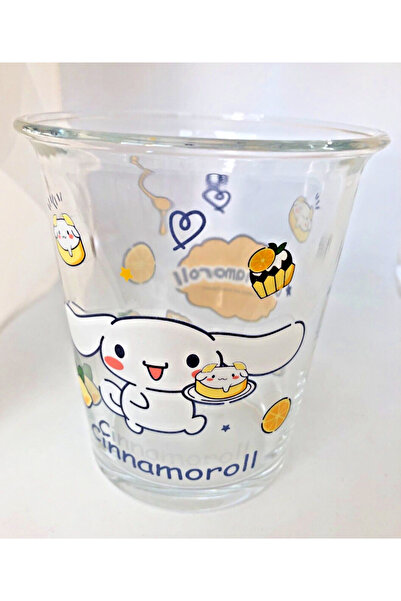 SANRIO Hello Kitty & Friends ( Melody & Cinnamoroll ) Glass Coffee Mug, Milk Mug & Juice Mug