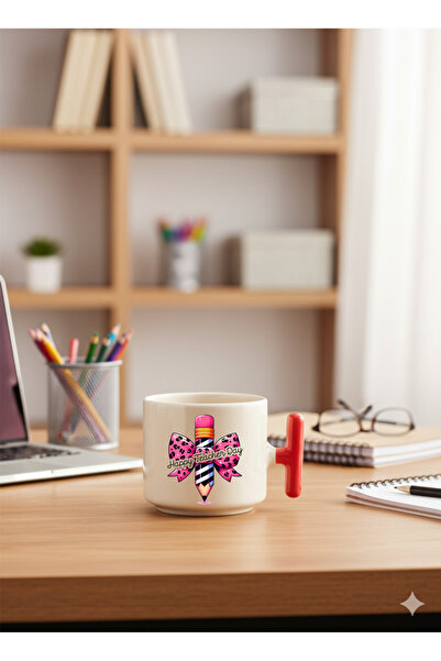 IŞILAY PROMOSYON Happy Teacher's Day Teacher's Day Gift Special Design Mug Cu...