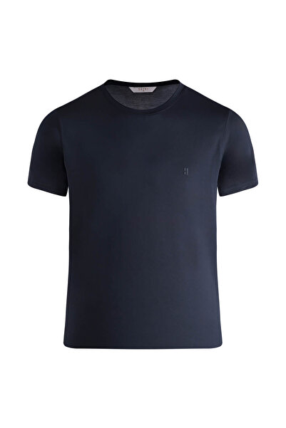 Hatemoğlu Anthracite Regular Fit Crew Neck T-Shirt