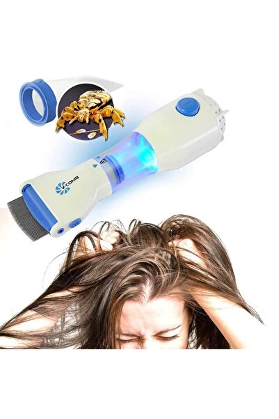 V Comb V-Comb Electronic Lice Comb White/Blue