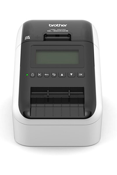 Brother QL-820NWB Professional Label Printer, Wireless and Wired LAN, 62mm Width, Time-stamp Functio